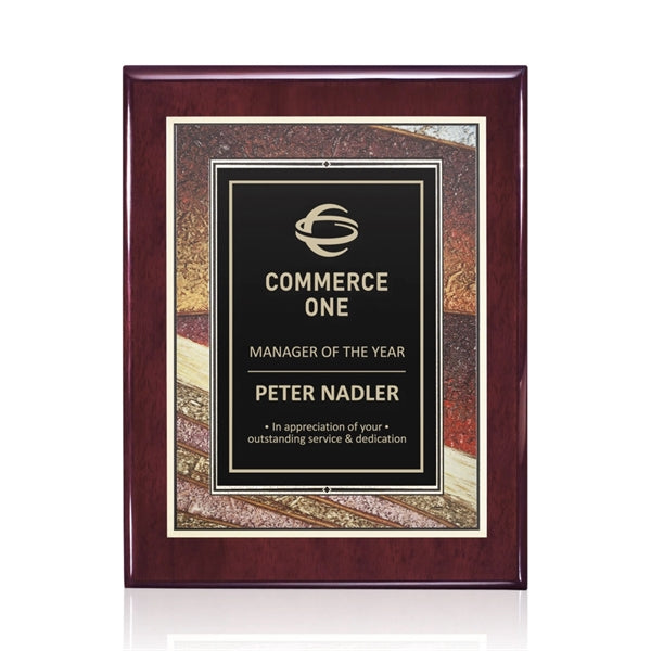Oakleigh/Albina Plaque - Rosewood Finish