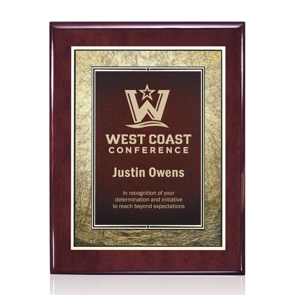 Oakleigh/Tamara Plaque - Rosewood/Burgundy