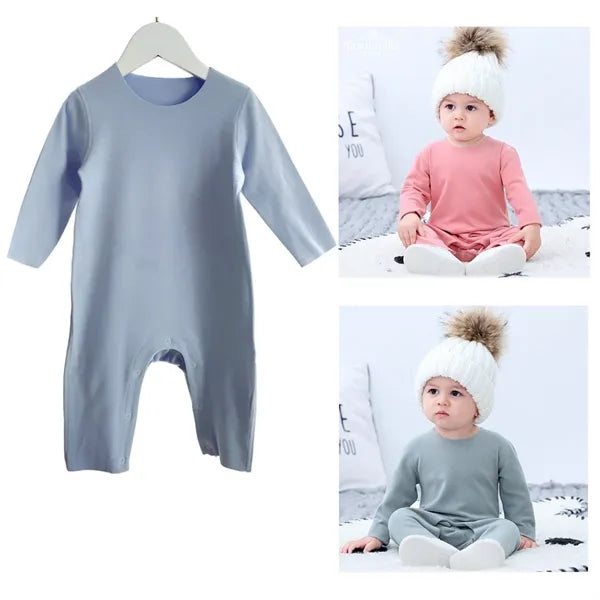 Unisex Dralon Cloth Seamless Onesies Baby Bodysuit