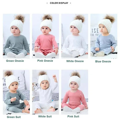 Unisex Dralon Cloth Seamless Onesies Baby Bodysuit