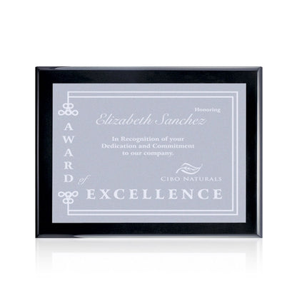 Oakleigh/Warden Plaque - Black Finish