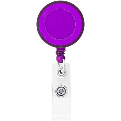Round-Shaped Retractable Badge Holder
