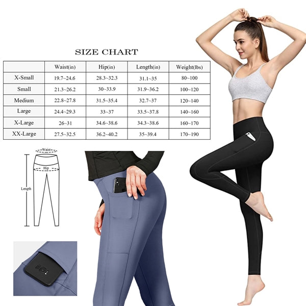 Full Length Yoga Pants with Pockets