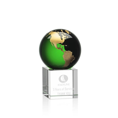 Haywood Globe Award - Green/Gold