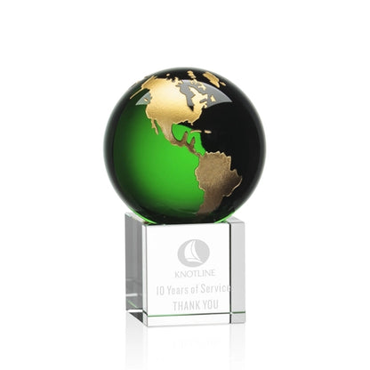 Haywood Globe Award - Green/Gold