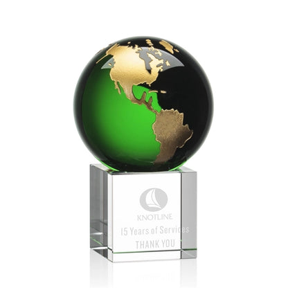 Haywood Globe Award - Green/Gold