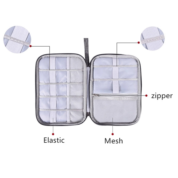 Electronics Accessories Storage Bag Portable for Tablet