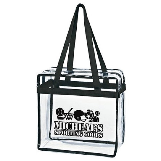 Clear Tote Bag With Zipper