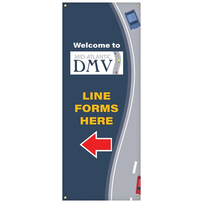 60" X 24" X-Banner Replacement Graphic