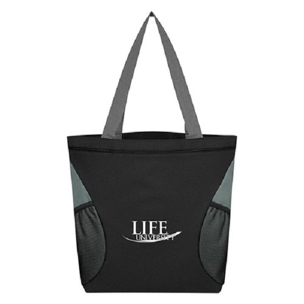 Mesh Accent Tote Bag