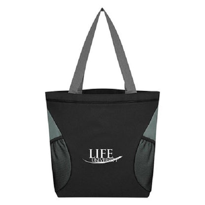 Mesh Accent Tote Bag