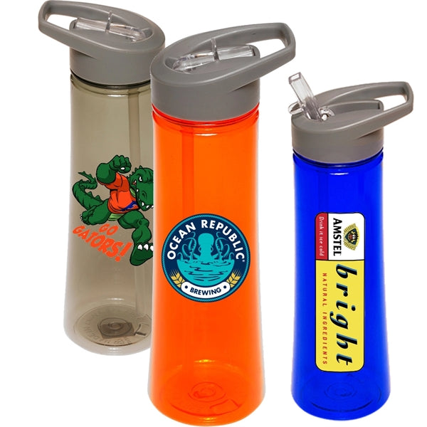22 oz Sports Bottles w/ Flip Top Spout
