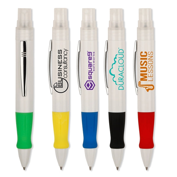 SANI-WRITER WHITE PEN SANITIZER COMBO