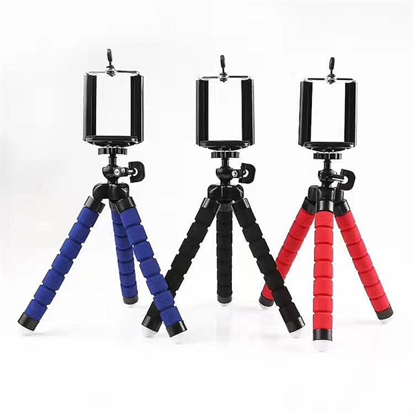 Flexible Sponge Octopus Tripod Bluetooth Selfie Stick