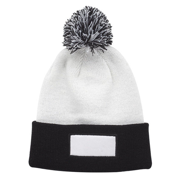Two-Tone Fuji Beanie w/ Custom Printed