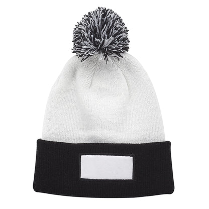 Two-Tone Fuji Beanie w/ Custom Printed