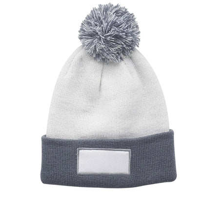 Two-Tone Fuji Beanie w/ Custom Printed