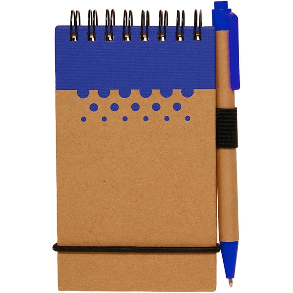 Two-Tone Spiral Notepad w/ Pen