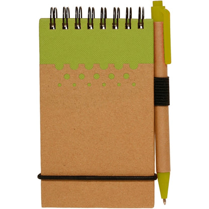 Two-Tone Spiral Notepad w/ Pen