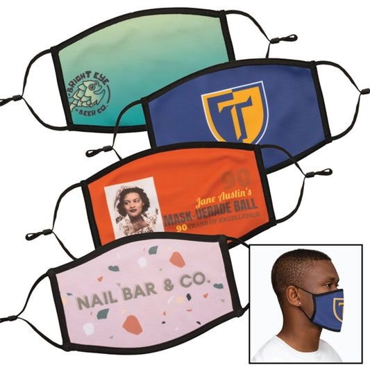 Clearance! Full Color Dye Sublimation Face Mask - Large / XL