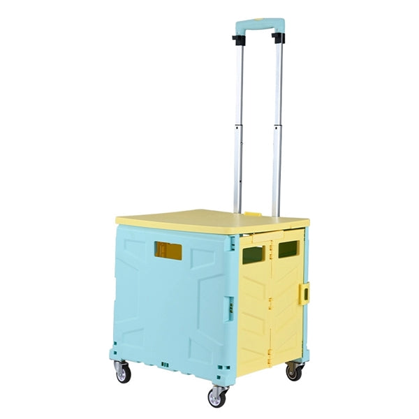 360 Rotate Wheel Foldable Shopping Trolley