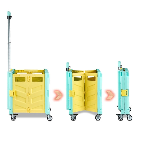 360 Rotate Wheel Foldable Shopping Trolley