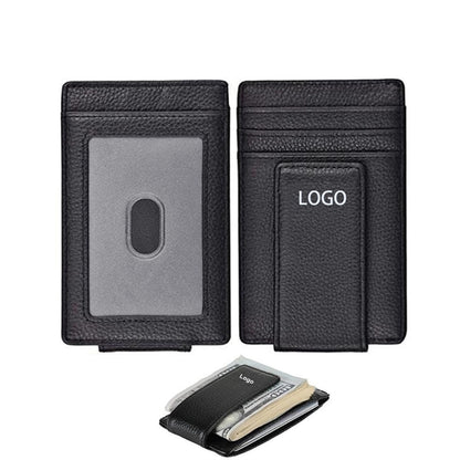 Leather RFID Money Clip