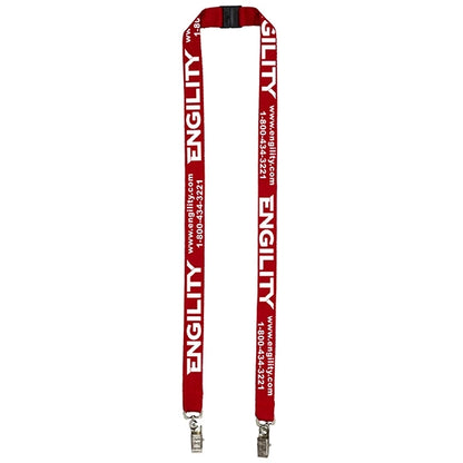 3/4" Dual Attachment Lanyard with Breakaway Safety Release