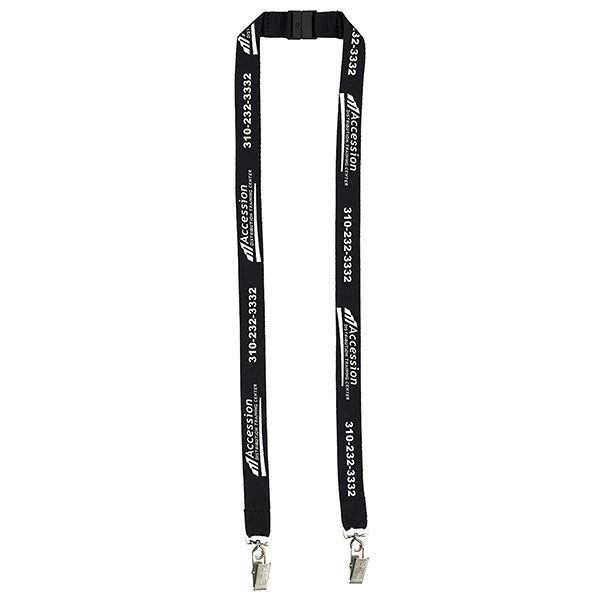 3/4" Dual Attachment Lanyard with Breakaway Safety Release