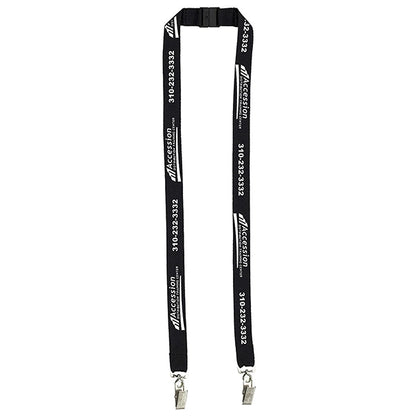 3/4" Dual Attachment Lanyard with Breakaway Safety Release