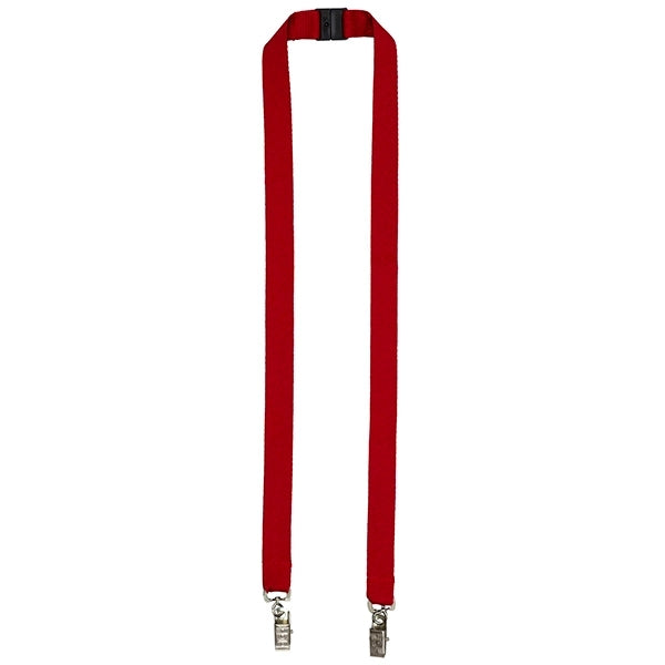 3/4" Dual Attachment Lanyard with Breakaway Safety Release