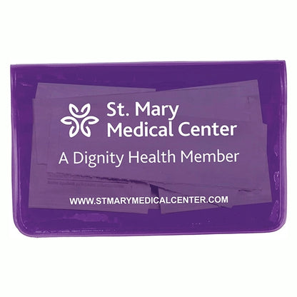 Orion Sanitizer & Wipes On-the-Go Kit n Colorful Vinyl Pouch