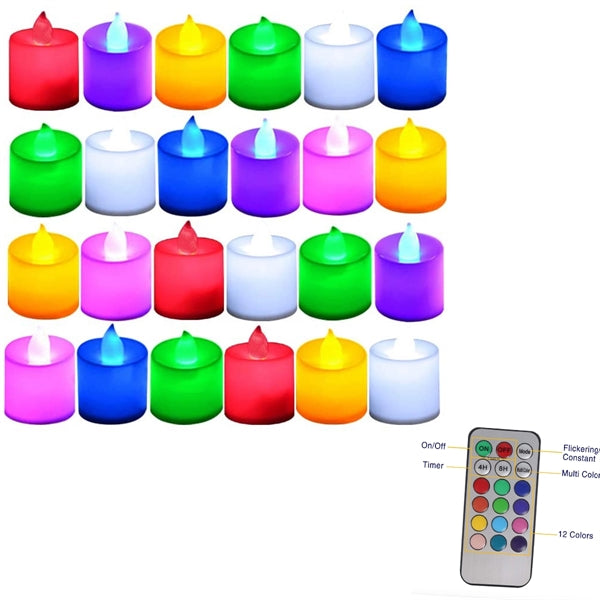 Colorful LED Candles