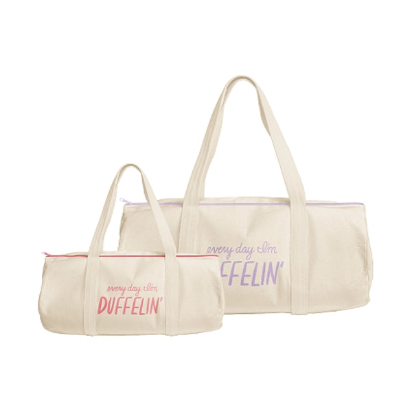 DARLING DUFFEL - NATURAL CANVAS - LARGE