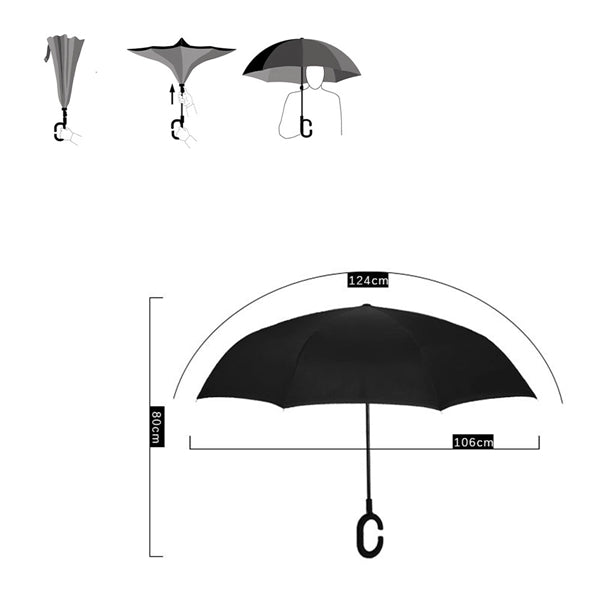 Stratus Reversible Inverted Umbrella