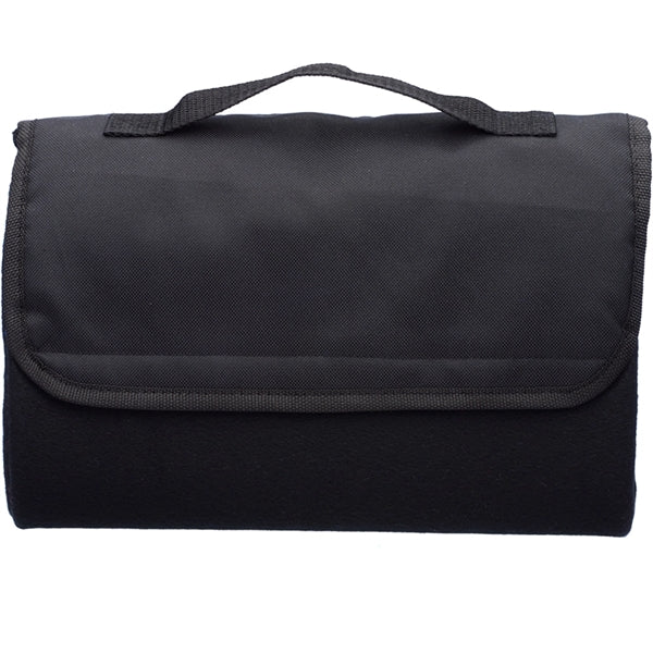 Blanket Roll Up Outdoor Fleece W/ woven handle 45"W x 55"L