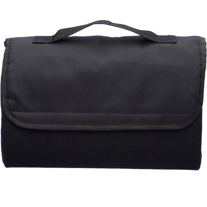 Blanket Roll Up Outdoor Fleece W/ woven handle 45"W x 55"L