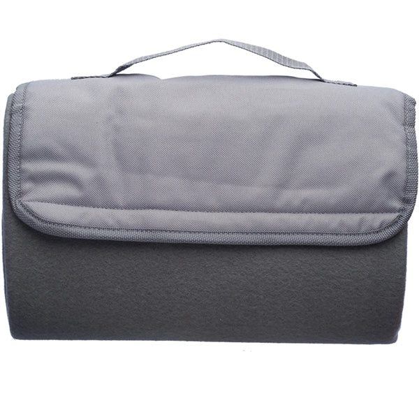 Blanket Roll Up Outdoor Fleece W/ woven handle 45"W x 55"L