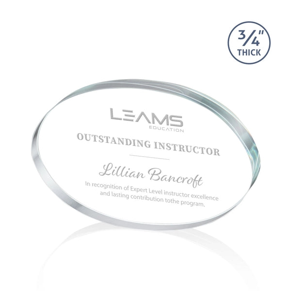 Baldus Oval Award - Clear