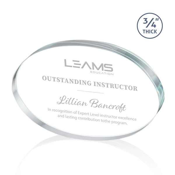 Baldus Oval Award - Clear