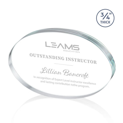 Baldus Oval Award - Clear
