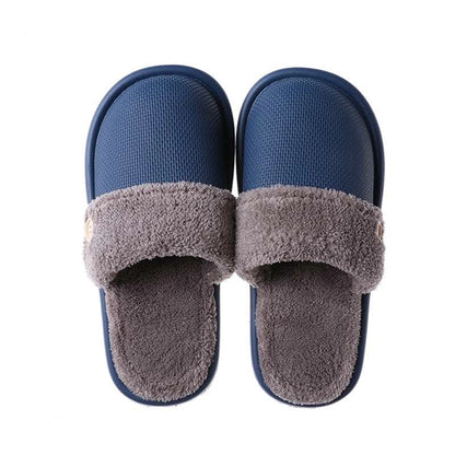 Unisex Detachable Washable Winter Scuff House Slippers