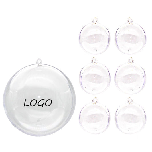 Holiday Ornament Transparent Round Ball