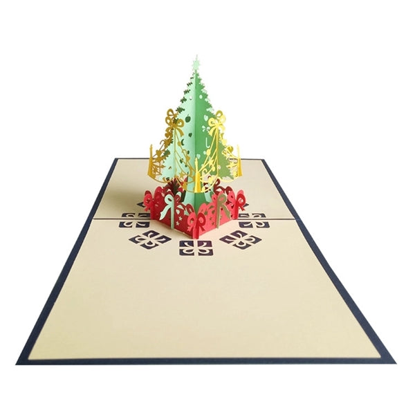 3D Christmas Tree Greeting Cards