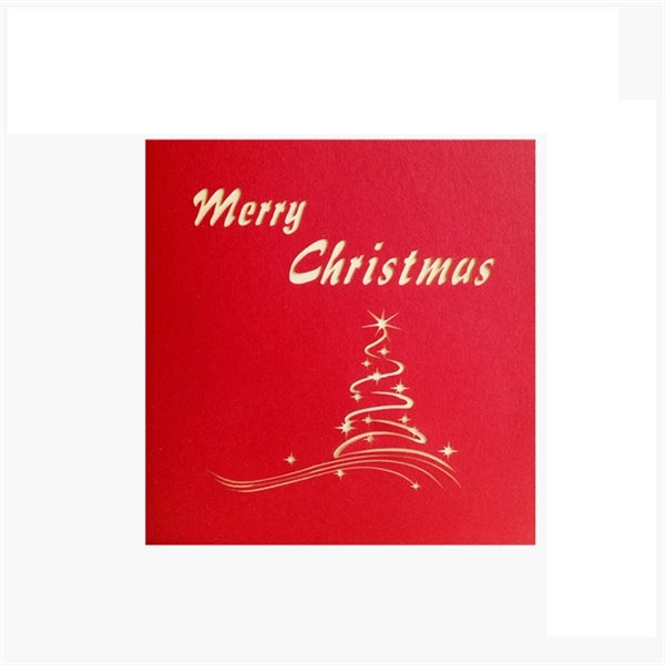 3D Christmas Tree Greeting Cards