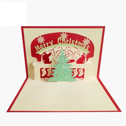 3D Christmas Tree Greeting Cards