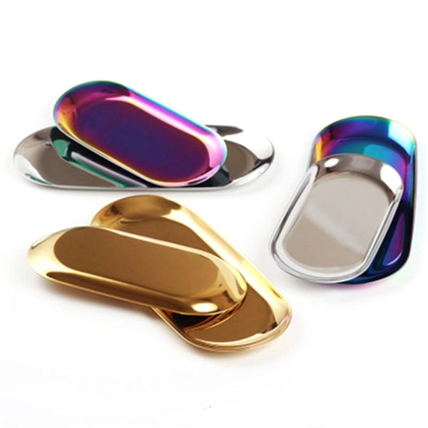 9 inch Oval Stainless Steel Tray