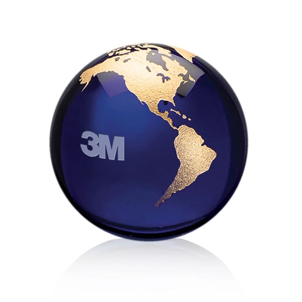 Globe Paperweight - Blue
