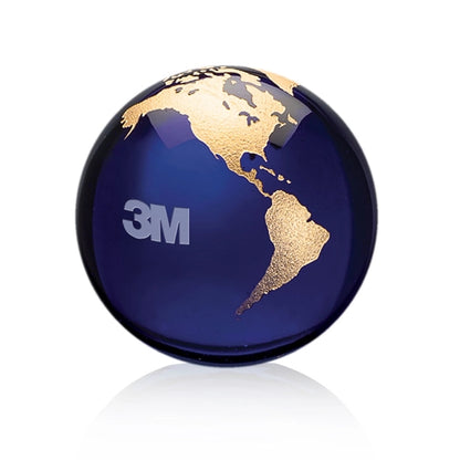 Globe Paperweight - Blue