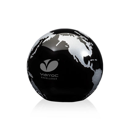 Globe Paperweight - Black